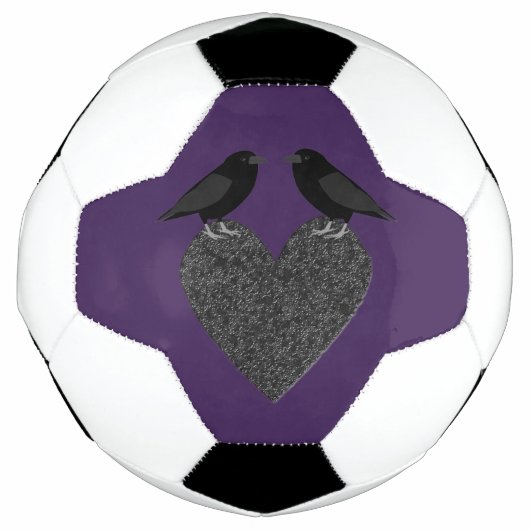Gothic Ravens and Black Heart Voetbal (Voorkant)