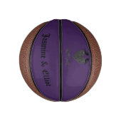 Gothic Ravens en Black Heart Custom Basketbal (Verticaal)