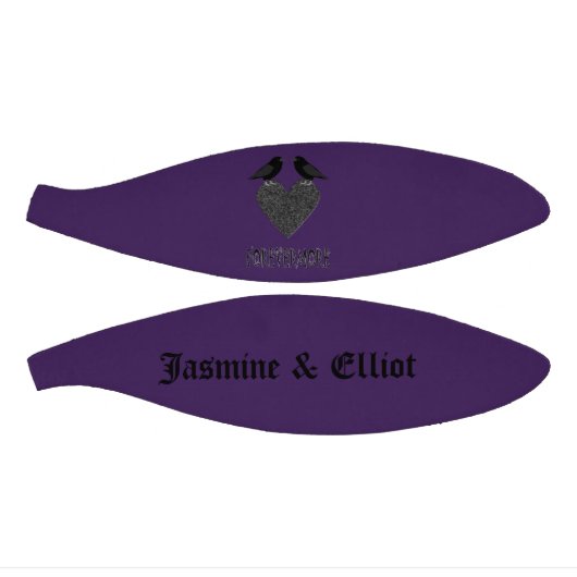 Gothic Ravens en Black Heart Custom Basketbal (Panelen)