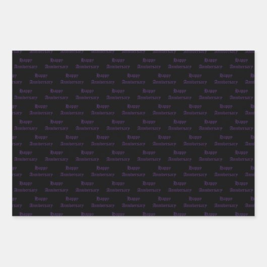 Gothic Ravens en Black Heart Custom Inpakpapier Vel (Voorkant 2)