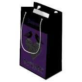 Gothic Ravens en Black Heart Custom Klein Cadeauzakje (Achterkant Gekanteld)