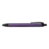 Gothic Ravens en Black Heart Custom Zwarte Inkt Pen (Bovenkant)