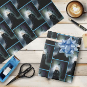 Gothic Ravens Forest Vrouw Zwart Cadeaupapier