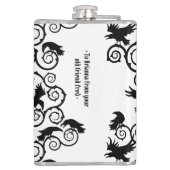 Gothic Ravens Heupfles (Achterkant)