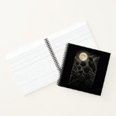 Gothic Ravens & Moon Halloween Notitieboek (Binnen)