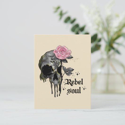 Gothic | Rebel Soul Briefkaart (Staand voorkant)