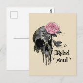 Gothic | Rebel Soul Briefkaart (Voorkant / Achterkant)