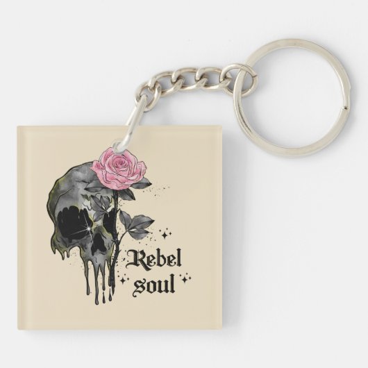 Gothic | Rebel Soul Sleutelhanger (Achterkant)
