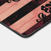 Gothic Red & Black Damask Desk Mat (Hoek)