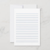 Gothic Red Damask Silver Heart bruiloft RSVP Aange Kaartje (Achterkant)