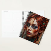 Gothic Red Head Woman Planner (Display)