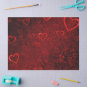 Gothic Red Hearts, 20x30-vel papier (Craft)