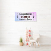 Gothic Red Rose Paarse Spandoek (Insitu)