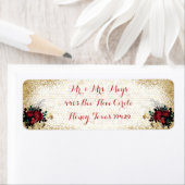 Gothic Red Roses Etiket (Insitu)