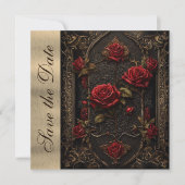 Gothic Red Rose's Save The Date (Voorkant)