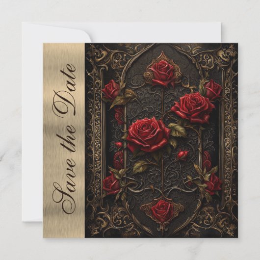 Gothic Red Rose's Save The Date (Voorkant)