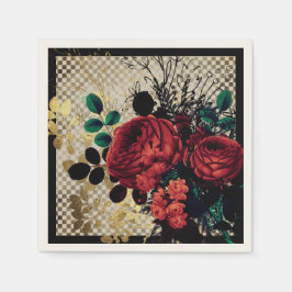 Gothic Red Roses Servet