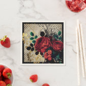 Gothic Red Roses Servet (Insitu)
