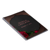 Gothic Red Roses Wedding Planner Notitieboek (Rechterzijde)
