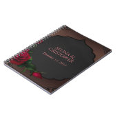 Gothic Red Roses Wedding Planner Notitieboek (Linkerzijde)
