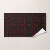 Gothic Red Swirls Bad Handdoek (Handdoek)
