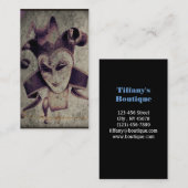 Gothic Renaissance Clown Joker Visitekaartje (Voorkant / Achterkant)