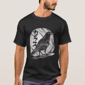 Gothic Reven Black Crow T-shirt (Voorkant)