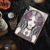 Gothic Reverie Blue Girl Poster