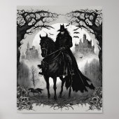 Gothic Reverie Dark Horseman Poster (Voorkant)