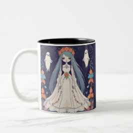 Gothic Reverie Ghost Bride Tweekleurige Koffiemok
