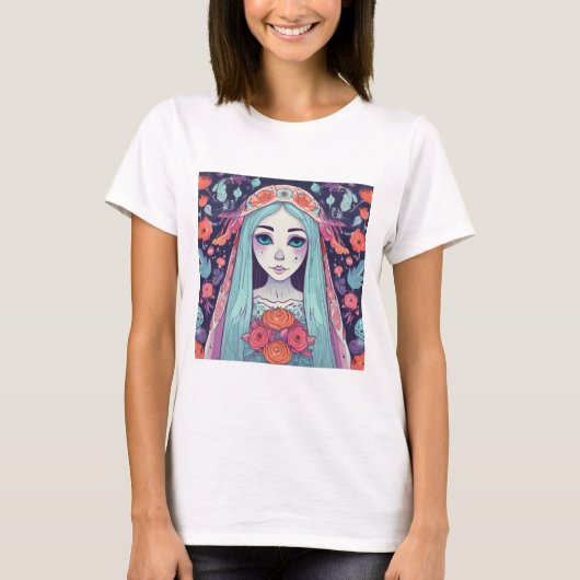Gothic Reverie Lovely Bride T-shirt (Voorkant)