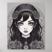 Gothic Reverie Midnight Muse Poster (Voorkant)