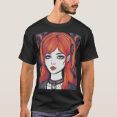 Gothic Reverie Sinaasappel Girl T-shirt (Voorkant)