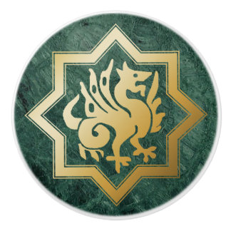 Gothic Revival Dragon Ceramic Pull Keramische Knop