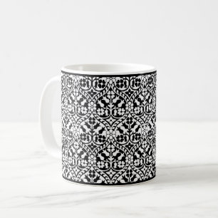 Gothic Revival Floral Coffee Mok
