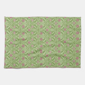 Gothic Revival Floral Kitchen Towel Theedoek (Horizontaal)