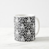 Gothic Revival Lion Coffee Mok (Voorkant rechts)