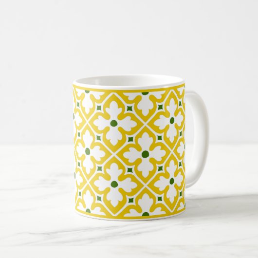 Gothic Revival Quatrefoil Koffie Mok (Voorkant rechts)