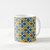Gothic Revival Quatrefoil Koffie Mok (Voorkant rechts)