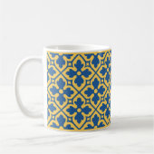 Gothic Revival Quatrefoil Koffie Mok (Links)