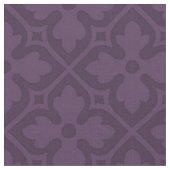 Gothic Revival Vierpassen, Aubergine Stof (Close Up)