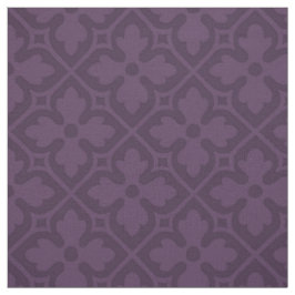 Gothic Revival Vierpassen, Aubergine Stof