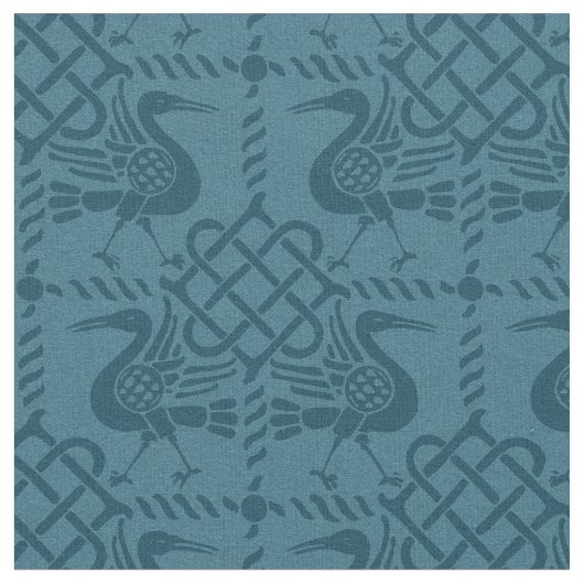 Gothic Revival Vogels en knopen Stof (Close Up)