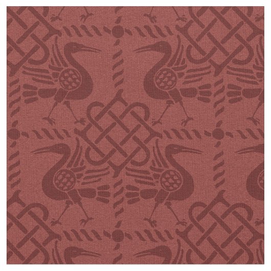 Gothic Revival Vogels en knopen Stof (Close Up)
