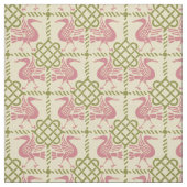 Gothic Revival Vogels en knopen Stof (Swatch)