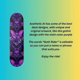 Gothic Rider Persoonlijk Skateboard
