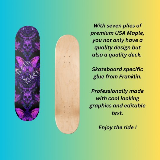Gothic Rider Persoonlijk Skateboard