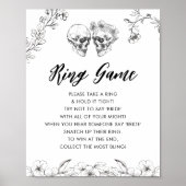 Gothic Ring Spel Vrijgezellenfeest Spel Sign Poster (Voorkant)