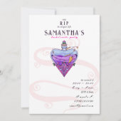 Gothic RIP to Single Life Hen Do Bachelorette Kaart (Voorkant)