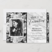 Gothic RIP Twenties 30th Birthday Party Invitation Kaart (Voorkant)